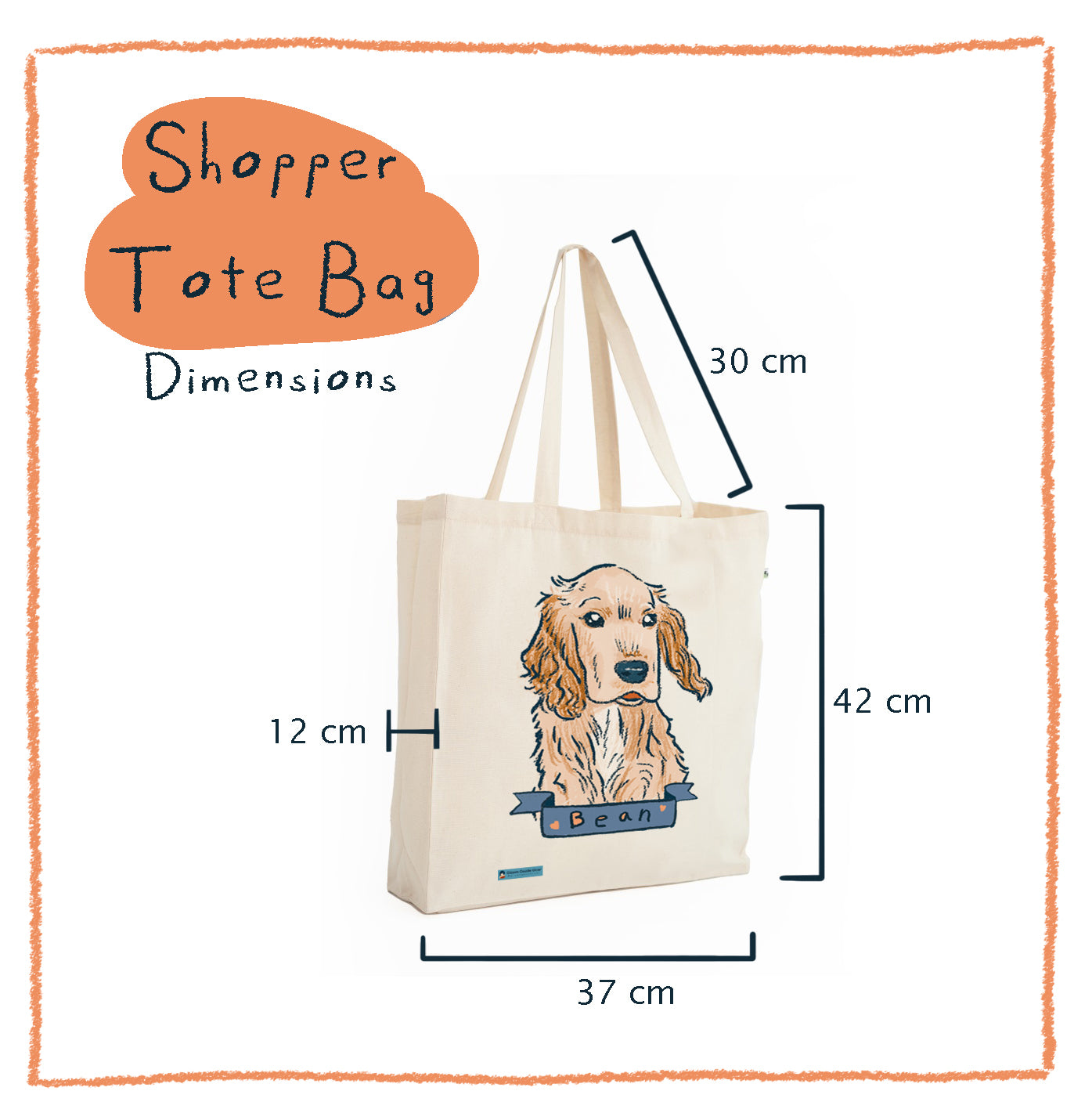 Illustrated Pet Tote Bag