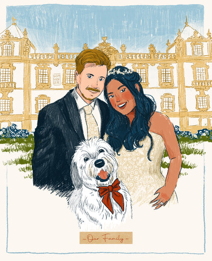 An Illustrated Family Portrait (Digital)