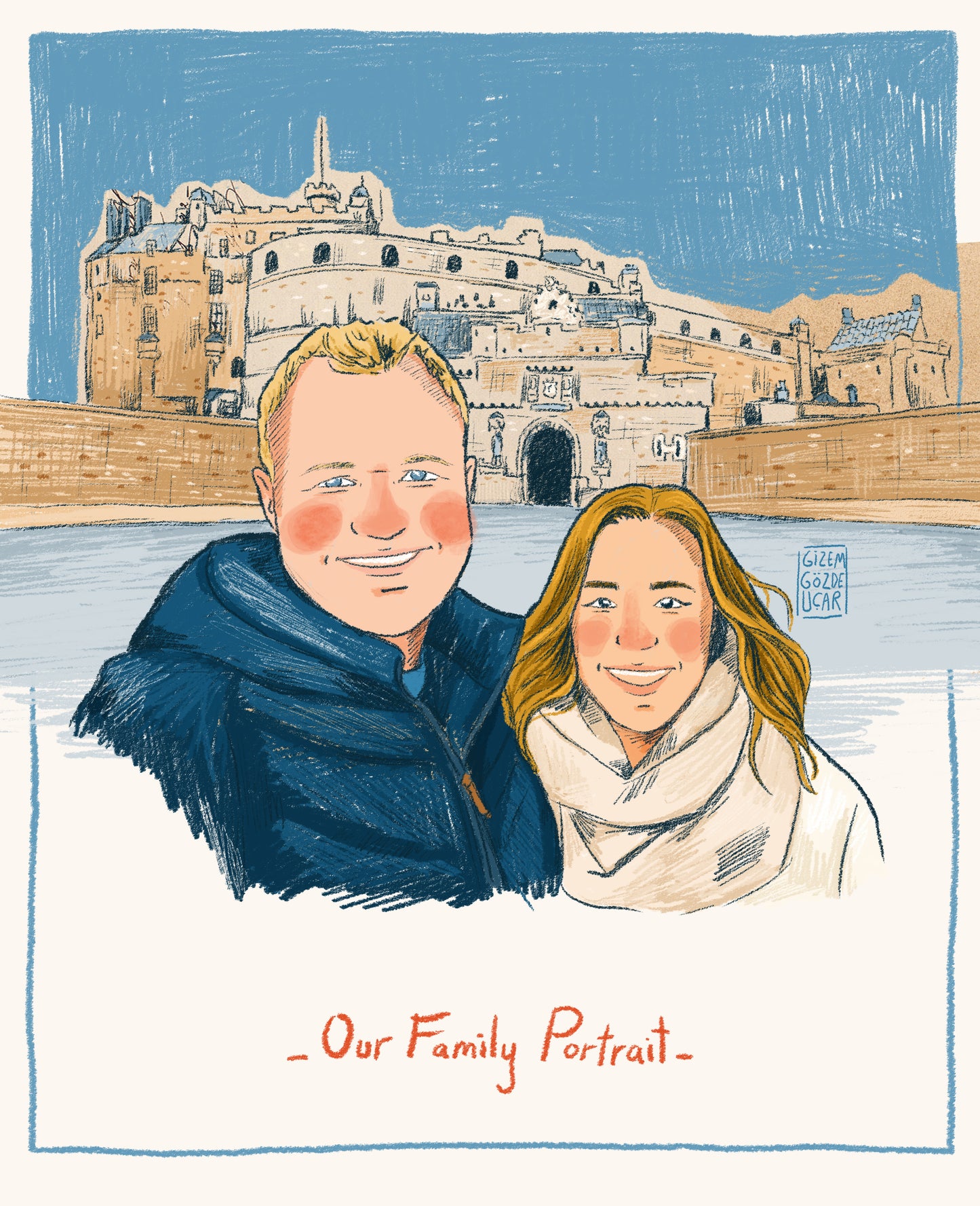 An Illustrated Family Portrait (Digital)