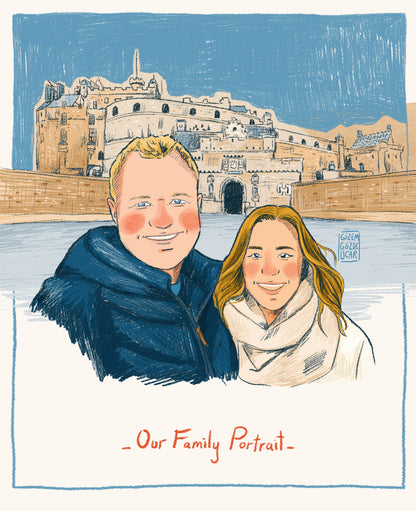 An Illustrated Family Portrait (Digital)