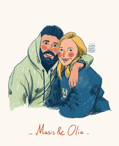 An Illustrated Family Portrait (Digital)