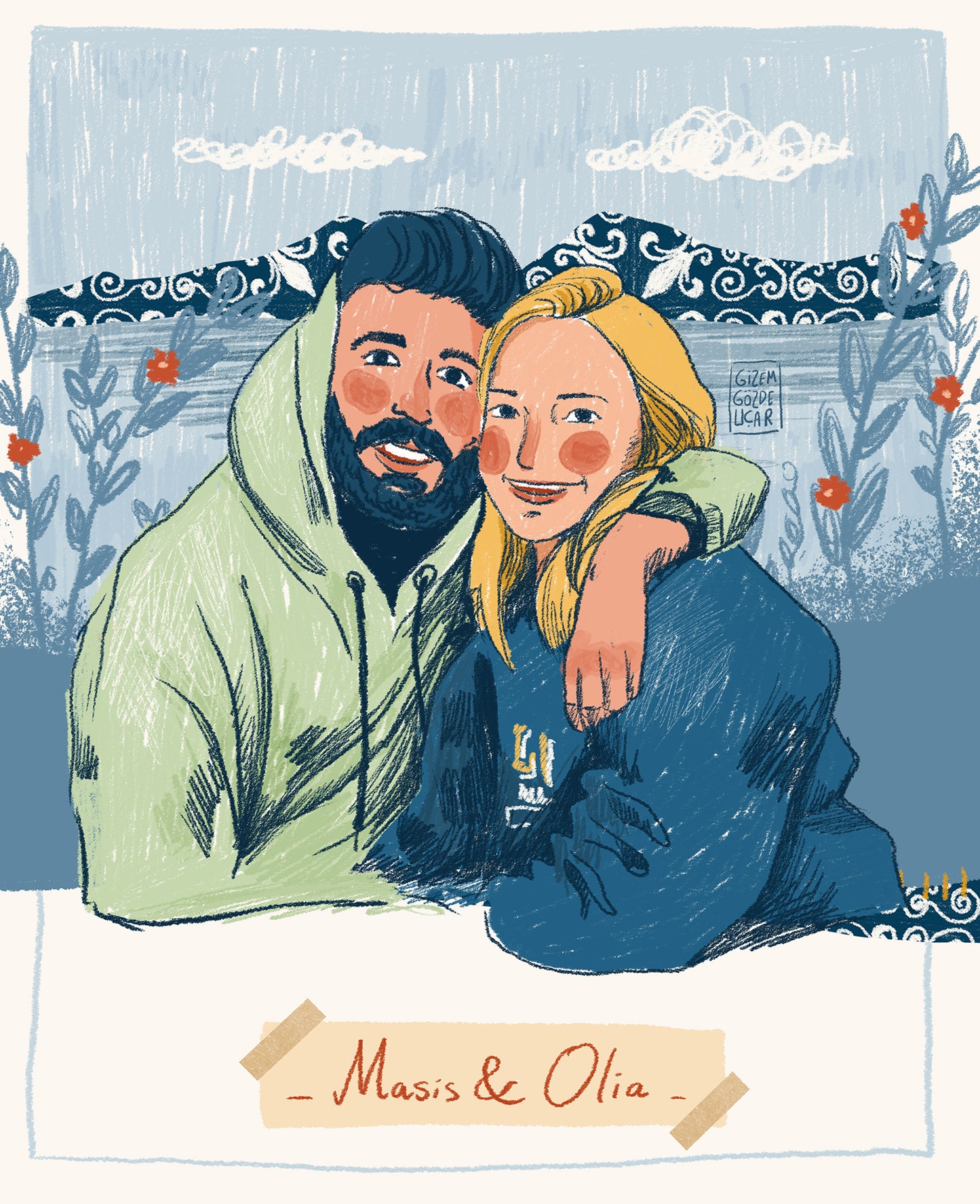 An Illustrated Family Portrait (Digital)