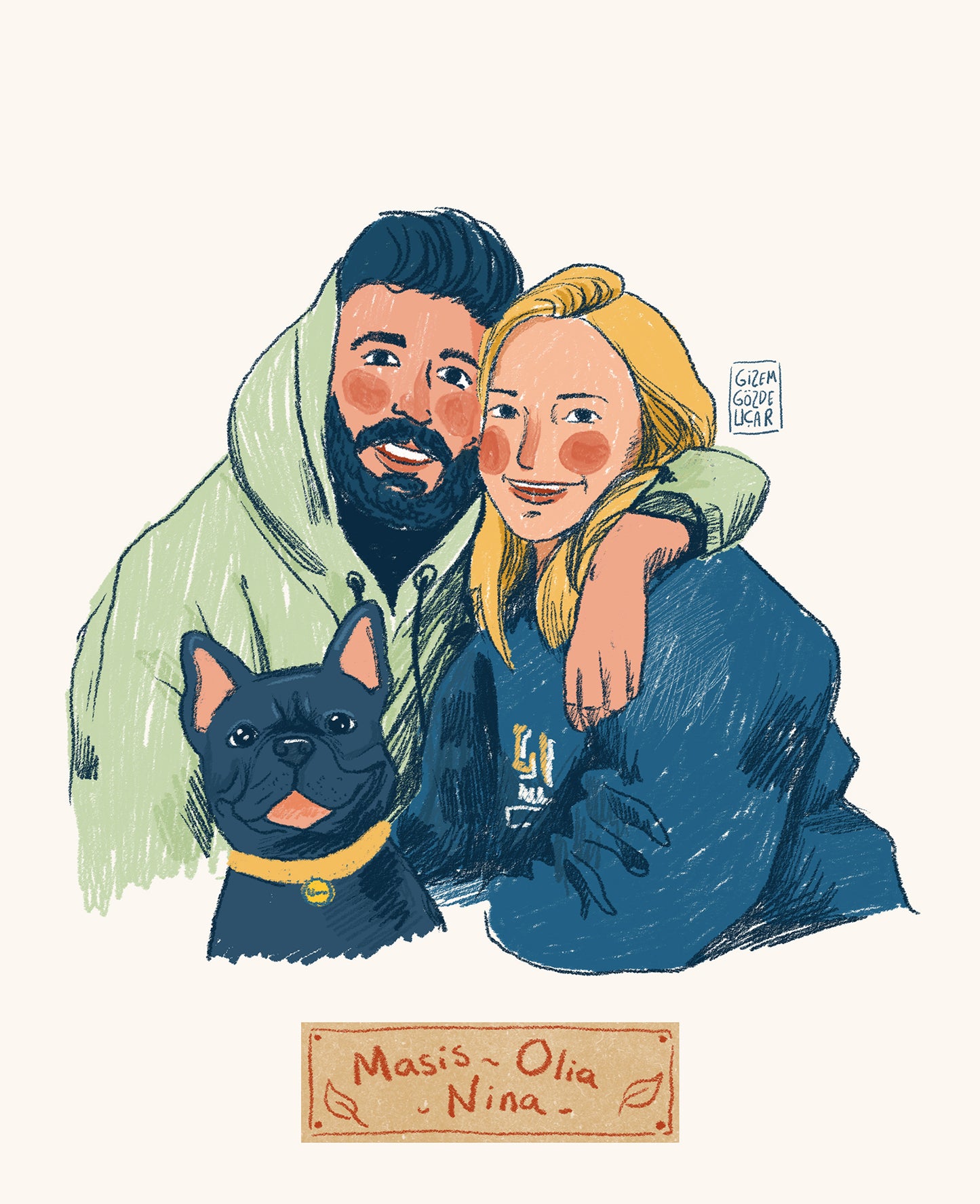 An Illustrated Family Portrait (Digital)